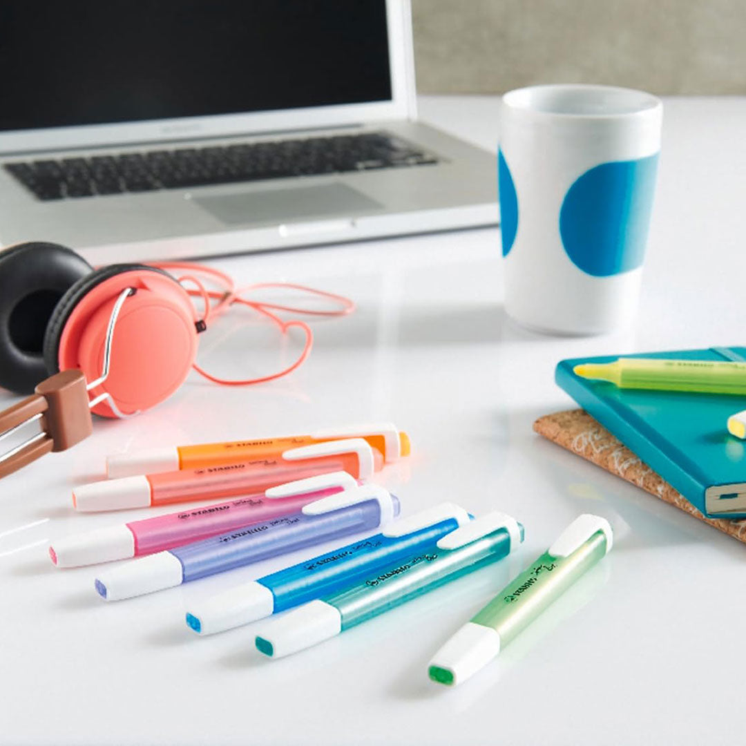 Stabilo | Swing Cool | Assorted Colours | Box Of 6 | Highlighter Pen