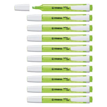 Stabilo | Swing Cool | Green | Pack Of 10Pcs | Highlighter Pen