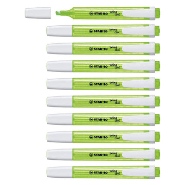 Stabilo | Swing Cool | Green | Pack Of 10Pcs | Highlighter Pen