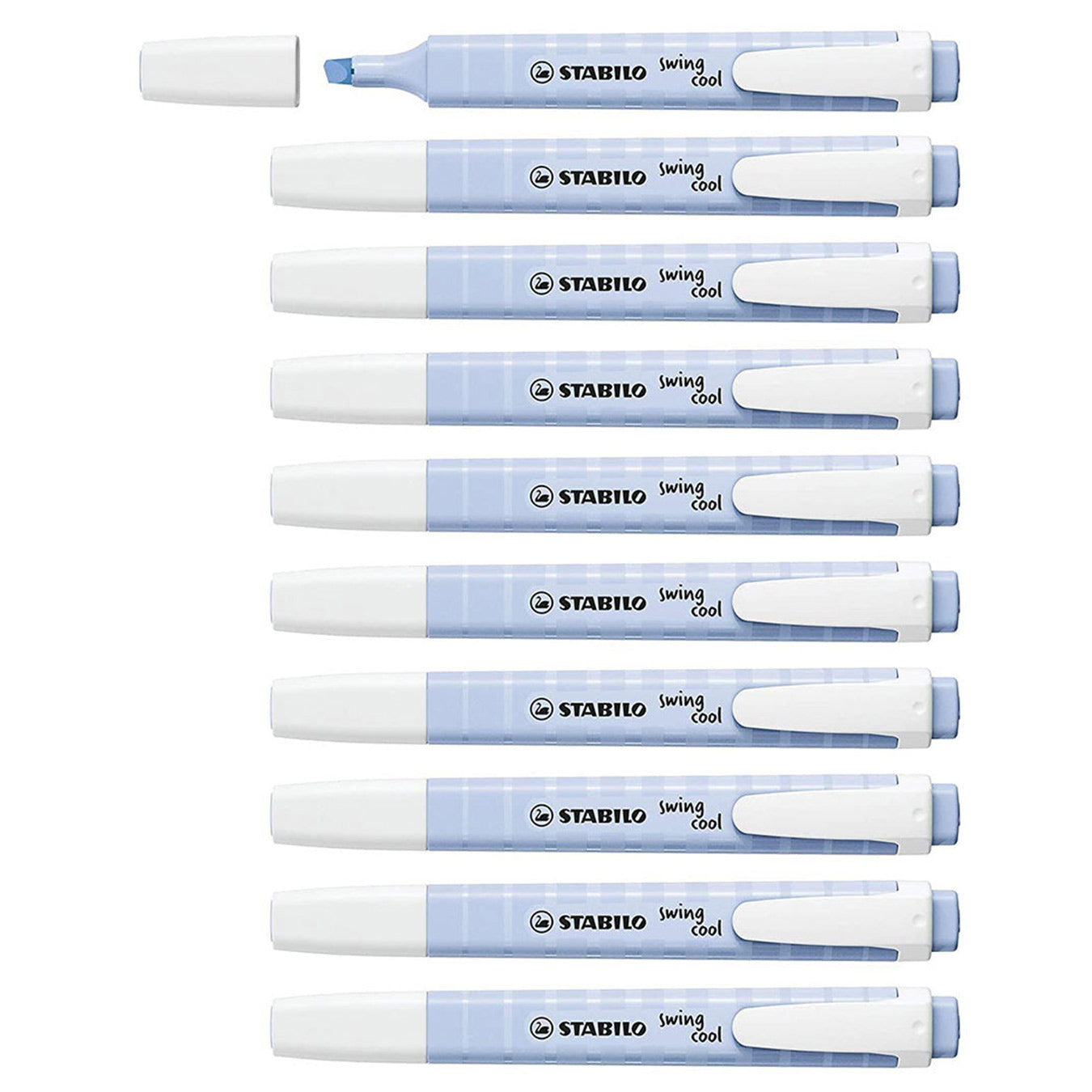 Stabilo | Swing Cool | Pastel | Cloudy Blue | Pack Of 10Pcs | Highlighter Pen