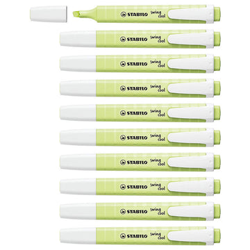 Stabilo | Swing Cool | Pastel | Dash Of Lime | Pack Of 10Pcs | Highlighter Pen