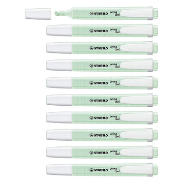 Stabilo | Swing Cool | Pastel | Mint | Pack Of 10Pcs | Highlighter Pen