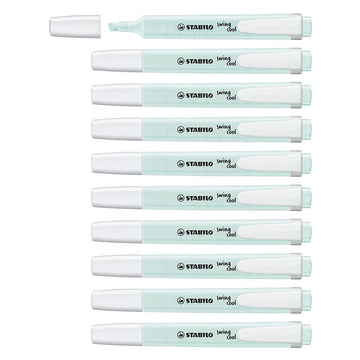 Stabilo | Swing Cool | Pastel | Turquoise | Pack Of 10Pcs | Highlighter Pen