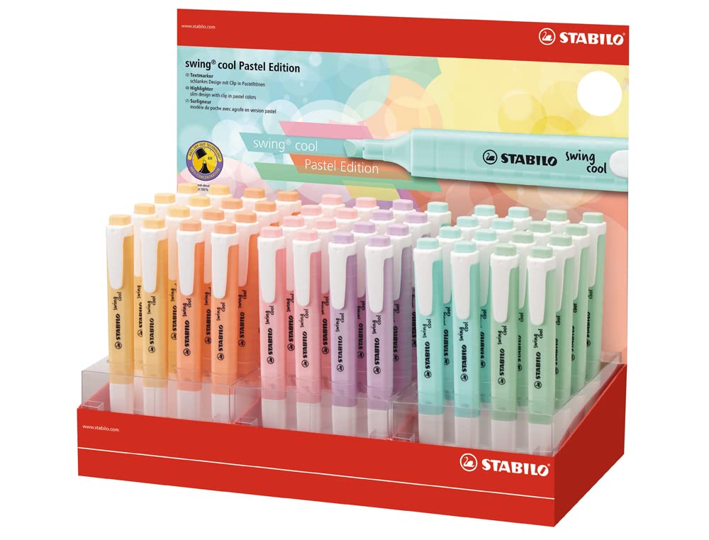 Stabilo | Swing Cool | Pastel | 48 PCS DISPLAY | Highlighter Pen