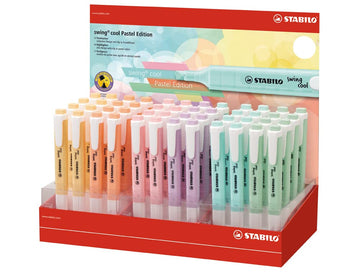 Stabilo | Swing Cool | Pastel | 48 PCS DISPLAY | Highlighter Pen