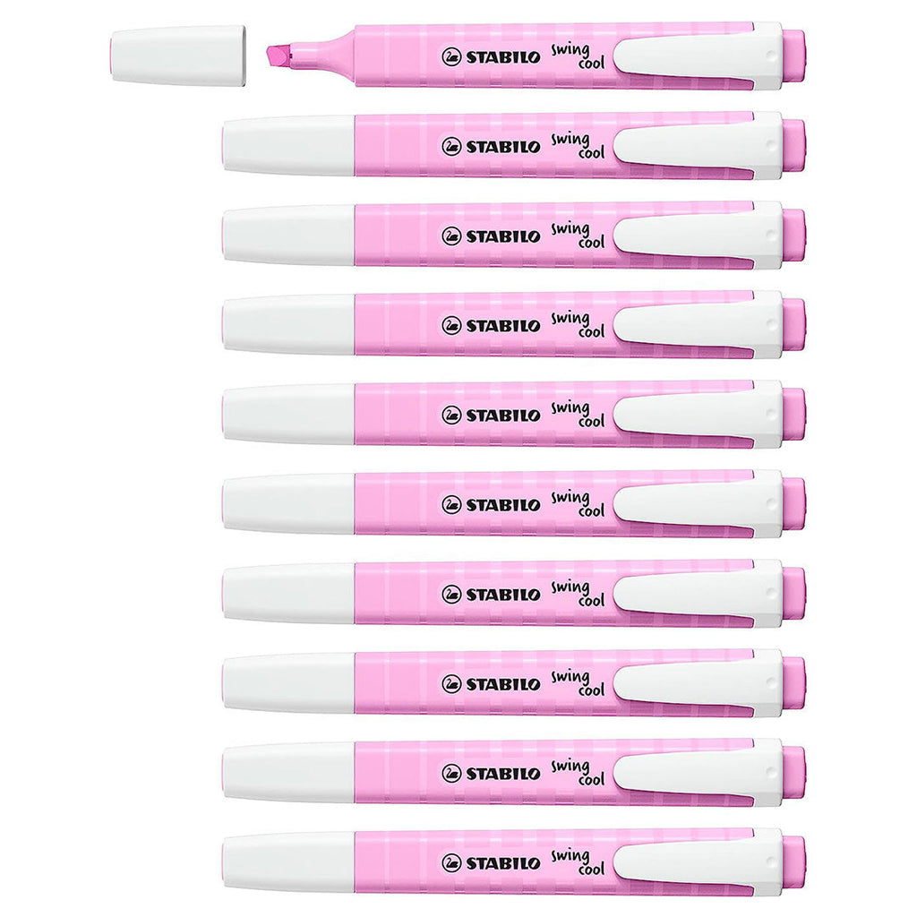 Stabilo | Swing Cool | Pastel | Fuchsia Frozen | Pack Of 10Pcs | Highlighter Pen