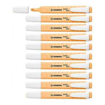 Stabilo | Swing Cool | Pastel | Orange | Pack Of 10Pcs | Highlighter Pen