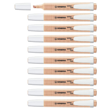 Stabilo | Swing Cool | Pastel | Pink | Pack Of 10Pcs | Highlighter Pen