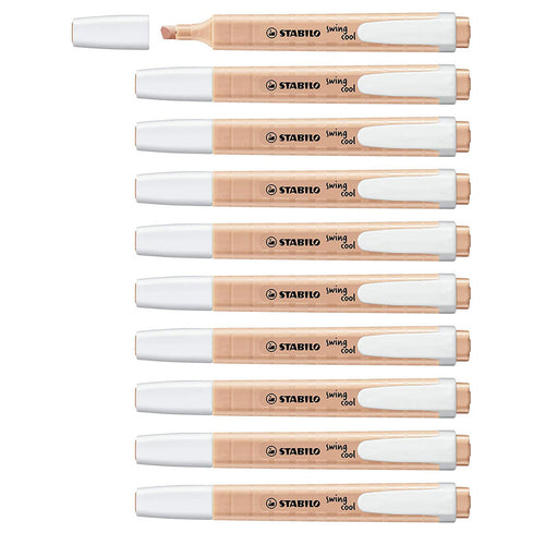Stabilo | Swing Cool | Pastel | Pink | Pack Of 10Pcs | Highlighter Pen