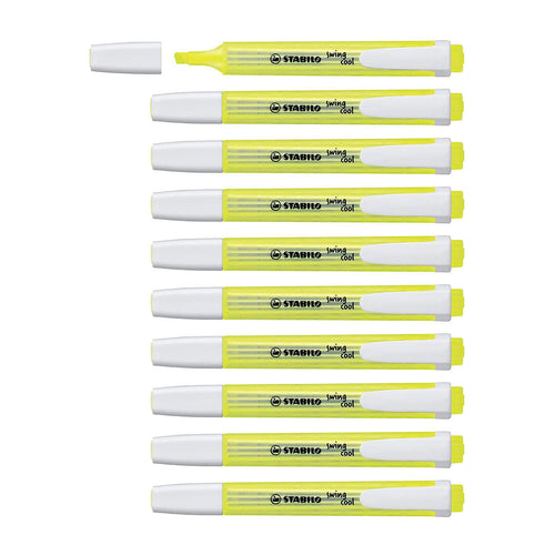Stabilo | Swing Cool | Yellow | Pack Of 10Pcs | Highlighter Pen