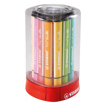 Stabilo | Trio Scribbi | Desk Set With 12 Colours