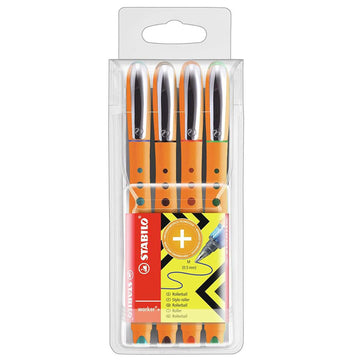 STABILO Pen 68 Brush ARTY Felt-Tip Pen – Pack of 18 | PenPencilInk