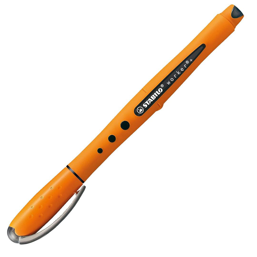 Stabilo | Worker+ | Roller Ball Pen | 0.5 mm | Black