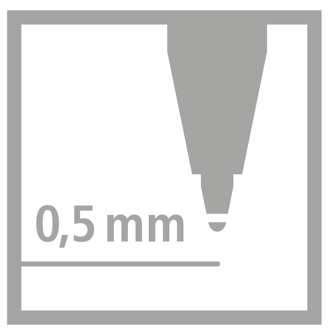 Stabilo | Worker+ | Roller Ball Pen | 0.5 mm | Red