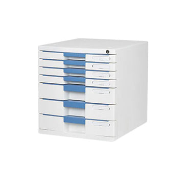 Sysmax | Lockable File Cabinet | 7 Drawers | Blue |New Max | For Office School  & Hospital
