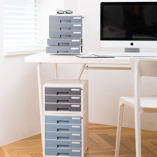 Sysmax | Lockable File Cabinet | 5 Drawers | Wine Red|Deluxe Color | For Office School  & Hospital