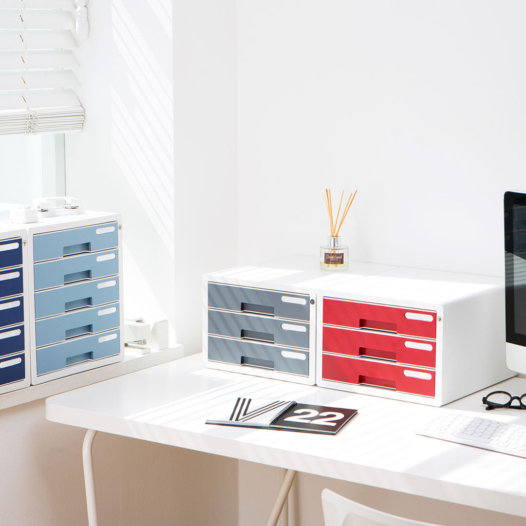 Sysmax | Lockable File Cabinet | 5 Drawers | Mint | Deluxe Color | For Office School  & Hospital