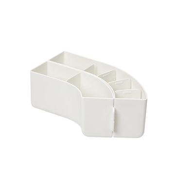 Litem |Pen Stand | Organiser|6 Compartment | Ivory |  Train