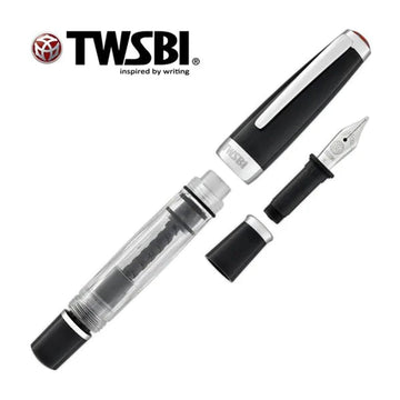 Twsbi | Diamond Mini | Black Extra | Fountain Pen - penpencilink