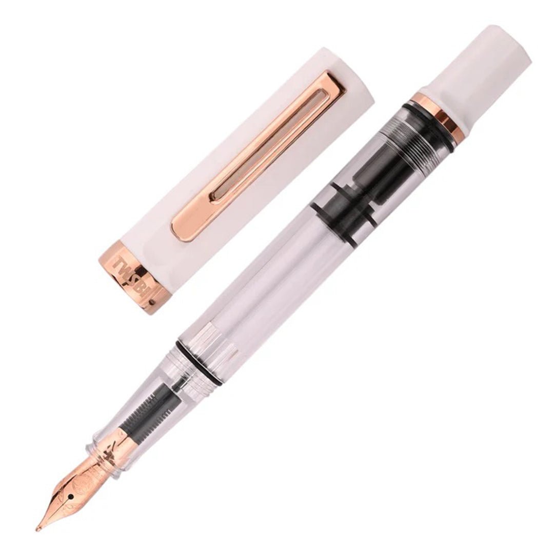 Twsbi | Fountain Pen | Eco | White Rose Gold - penpencilink