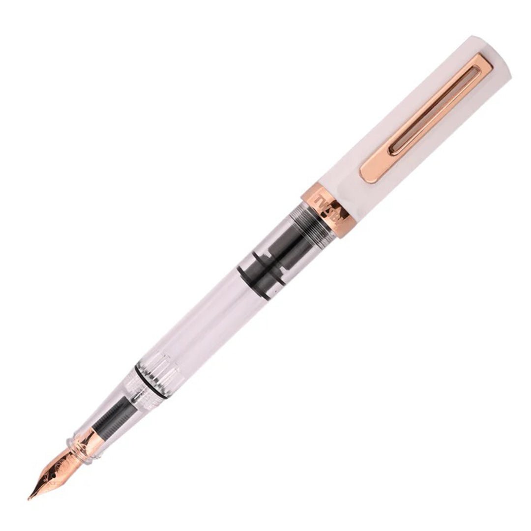 Twsbi | Fountain Pen | Eco | White Rose Gold - penpencilink