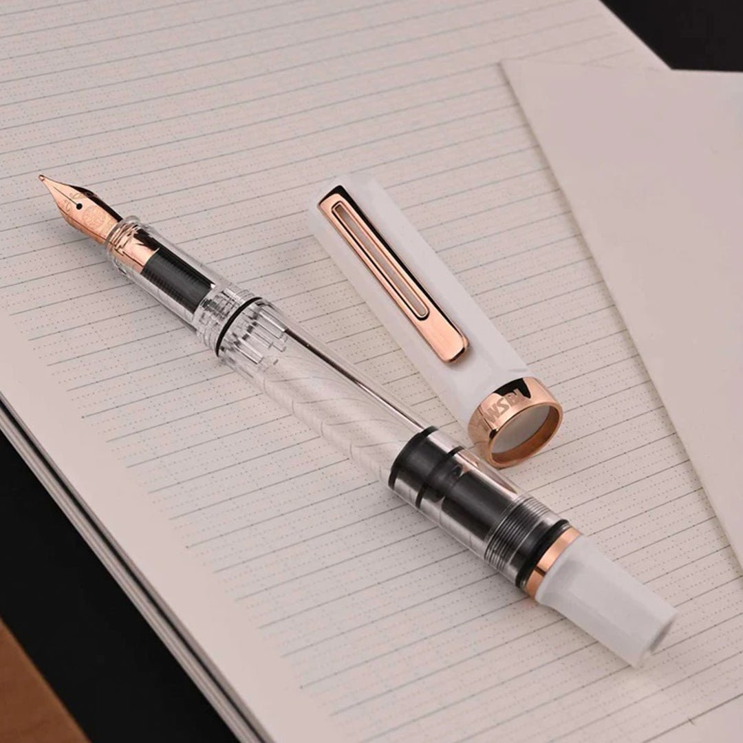 Twsbi | Fountain Pen | Eco | White Rose Gold - penpencilink