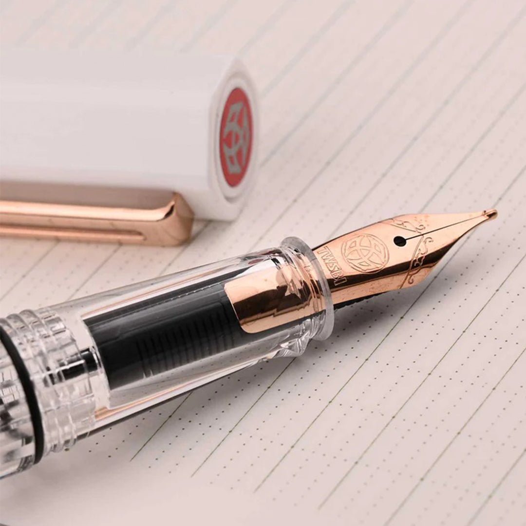 Twsbi | Fountain Pen | Eco | White Rose Gold - penpencilink