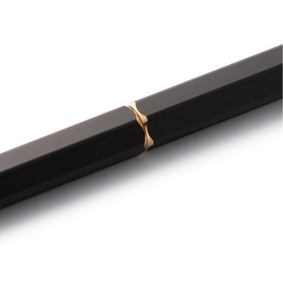 Ystudio Ballpoint Pen | Classic Revolve Portable Brass Black