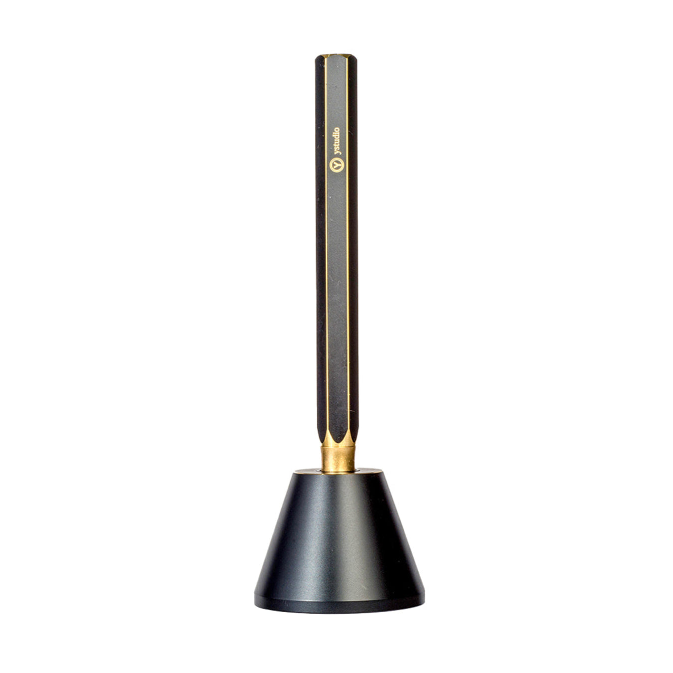Ystudio Classic Revolve Desk Fountain Pen – Brassing Black