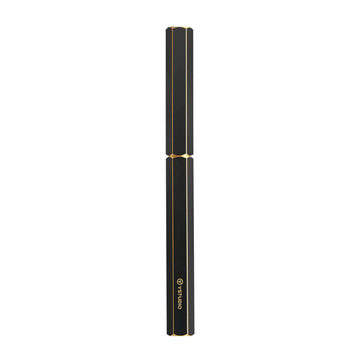 Ystudio Classic Revolve Fountain Pen - Black Hexogon | Medium Nib
