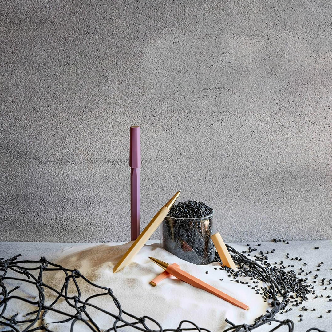 Ystudio Glamour Evolve Sustainable Rollerball Pen - Sunset Orange