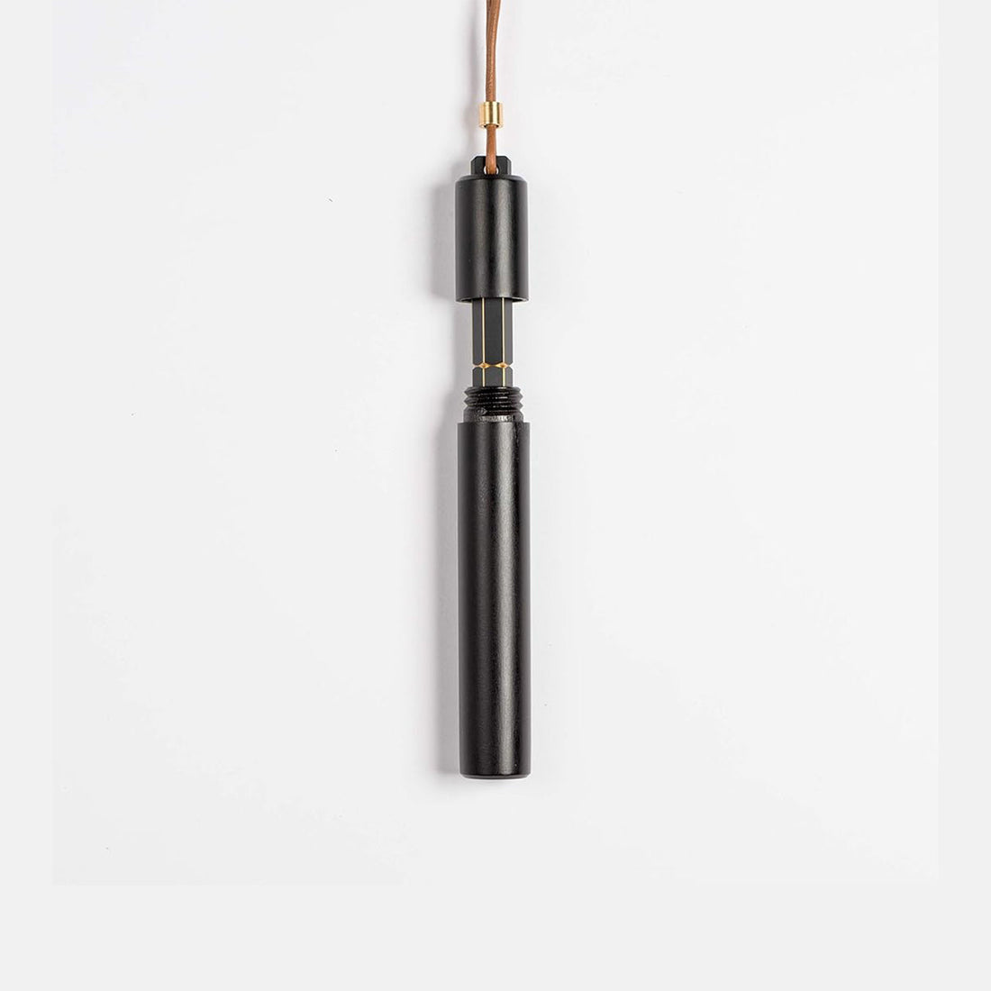 Ystudio Classic Revolve Portable Fountain Pen – Black Metal (Medium Nib)