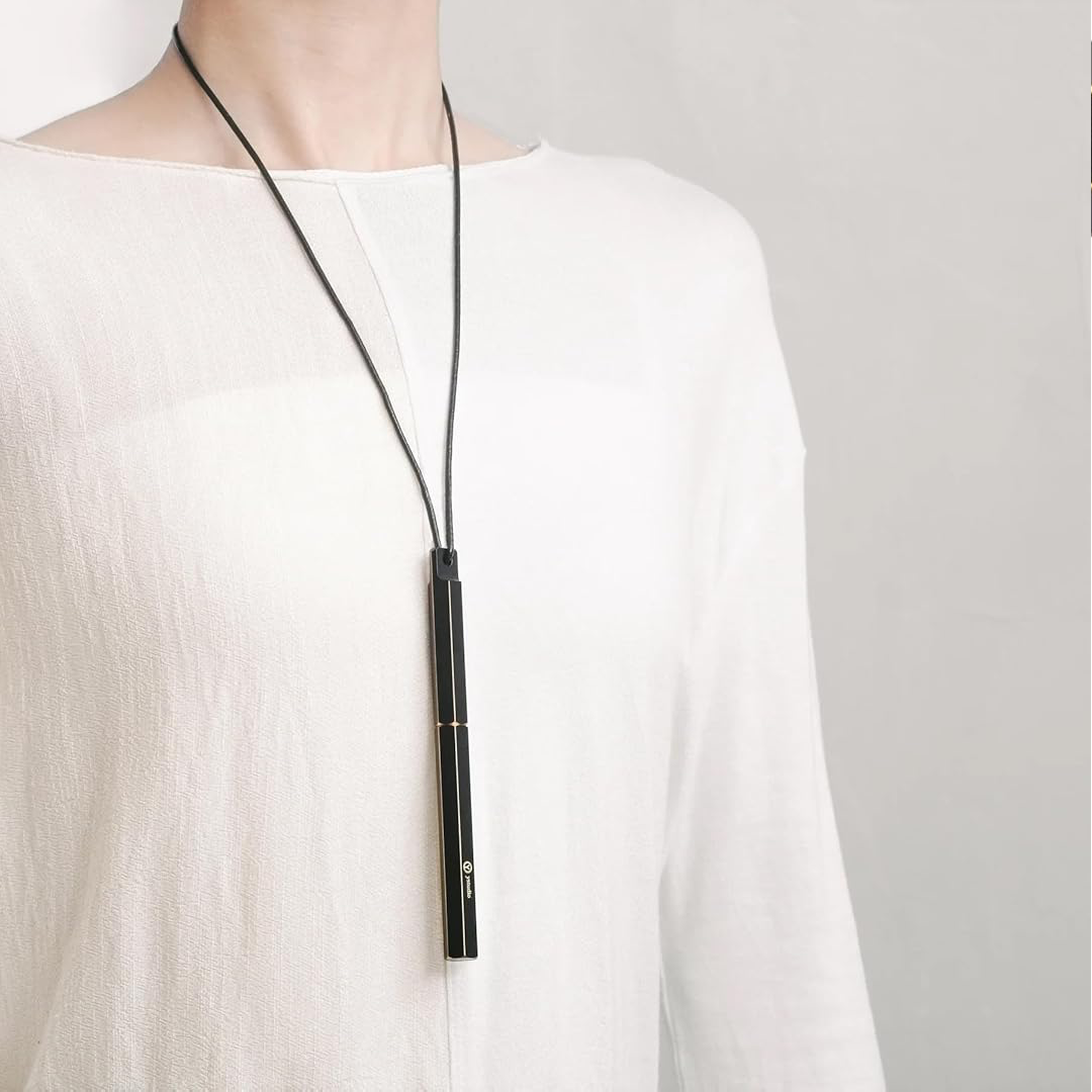 Ystudio Classic Revolve Portable Fountain Pen – Black Metal (Medium Nib)